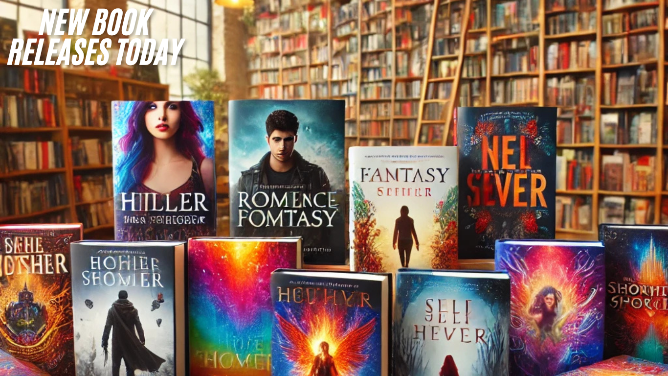 An exciting showcase of the new book releases today featuring diverse genres and authors.