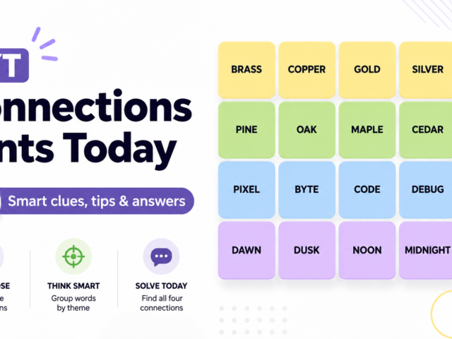 NYT Connections Hints Today Smart Clues Without Spoilers
