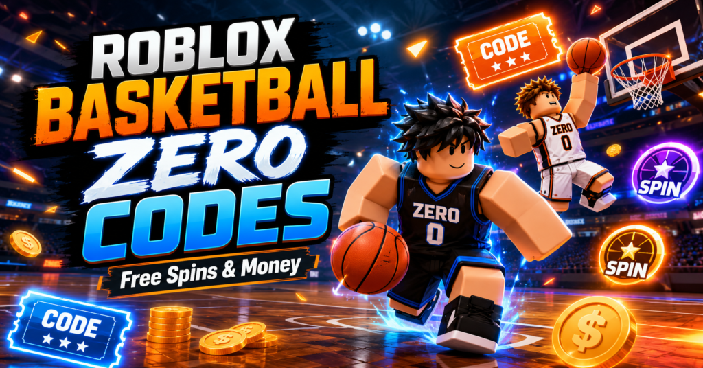 Roblox Basketball Zero Codes Free Spins & Money Roblox Basketball Zero codes guide with free spins, money rewards, and redeem instructions